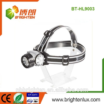 China Fábrica de atacado baratos ABS plástico LED de alta potência mult-função cree headlamp caça